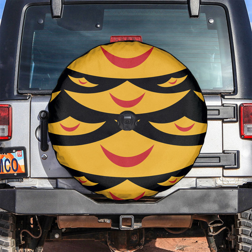 Hawaii Ahu Ula Inspired Spare Tire Cover Black Version LT05 Black - Polynesian Pride
