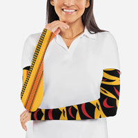 Hawaii Ahu Ula Inspired Arm Sleeves Yellow Version LT05 - Polynesian Pride
