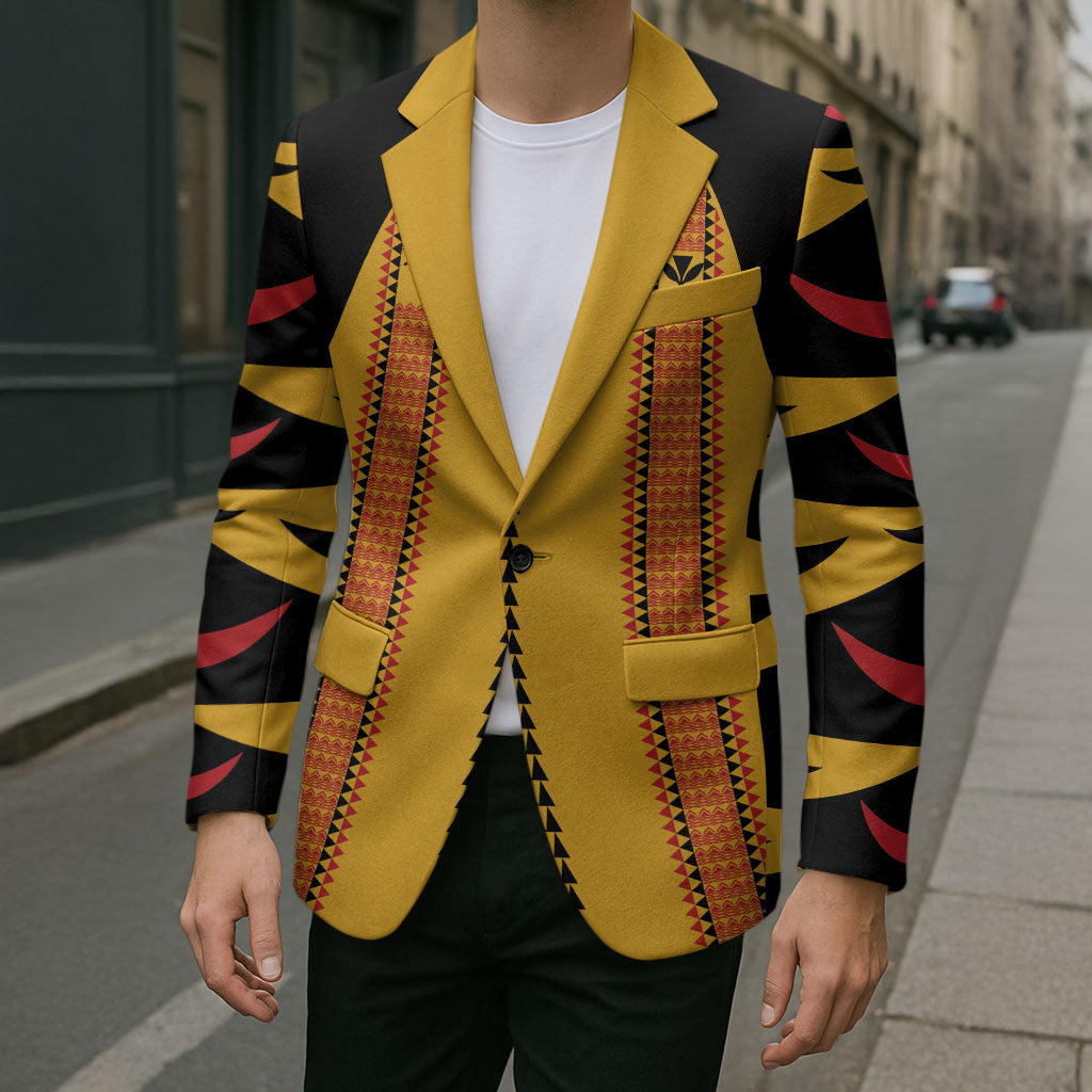 Hawaii Ahu Ula Inspired Blazer Yellow Version LT05 - Polynesian Pride