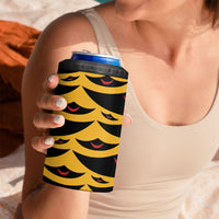 Hawaii Ahu Ula Inspired 4 in 1 Can Cooler Tumbler Yellow Version LT05 - Polynesian Pride
