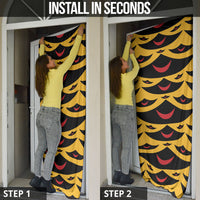Hawaii Ahu Ula Inspired Door Cover Yellow Version LT05 - Polynesian Pride