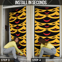 Hawaii Ahu Ula Inspired Door Cover Yellow Version LT05 - Polynesian Pride