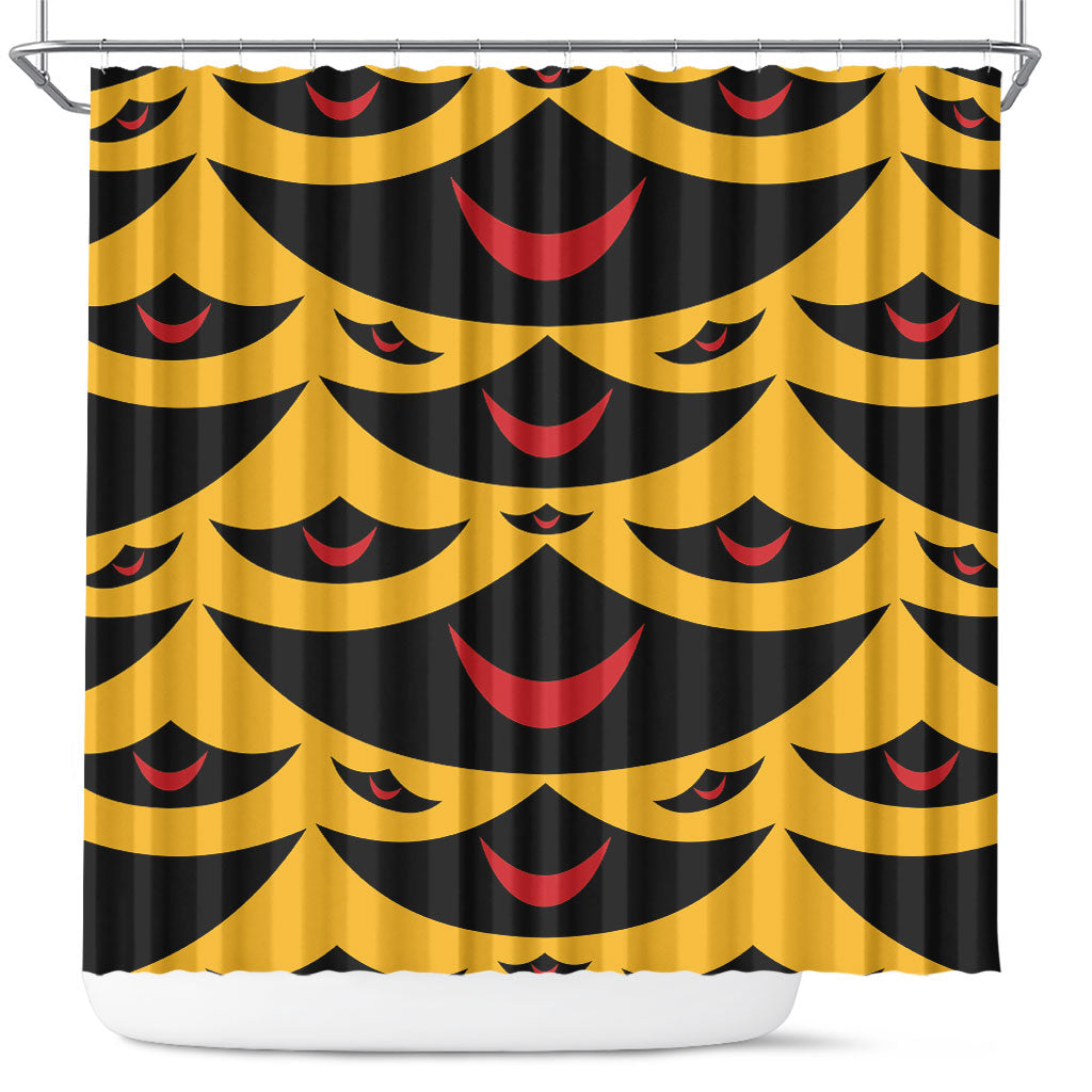 Hawaii Ahu Ula Inspired Shower Curtain Yellow Version LT05 Yellow - Polynesian Pride