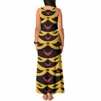 Hawaii Ahu Ula Inspired Tank Maxi Dress Yellow Version LT05 - Polynesian Pride