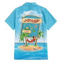 Aloha Hawaii Family Matching Puletasi and Hawaiian Shirt Funny Macaw Parrot Tropical Vibe