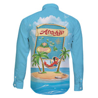 Aloha Hawaii Family Matching Tank Maxi Dress and Hawaiian Shirt Funny Macaw Parrot Tropical Vibe LT05 - Polynesian Pride