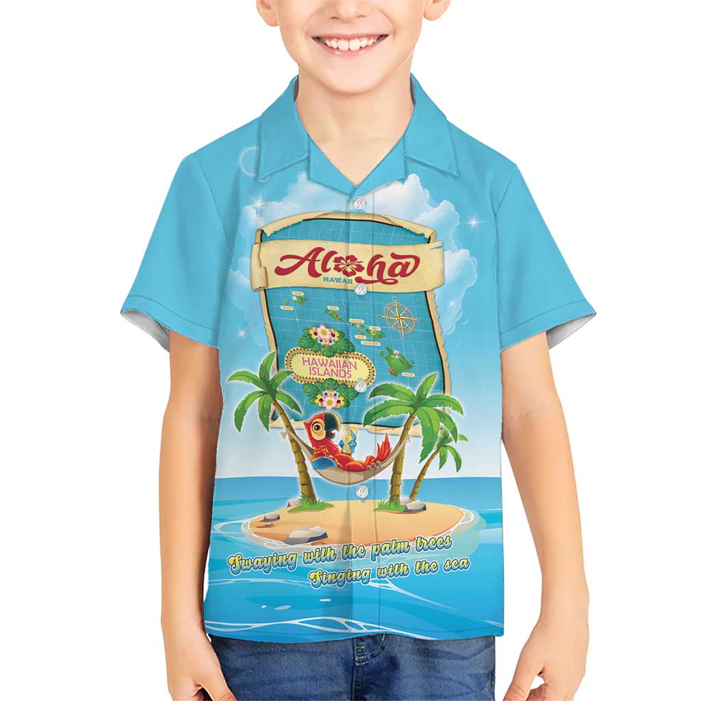 Aloha Hawaii Hawaiian Shirt Funny Macaw Parrot Tropical Vibe