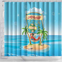Aloha Hawaii Shower Curtain Funny Macaw Parrot Tropical Vibe LT05 - Polynesian Pride