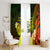 Hawaii State Motto Window Curtain Hawaiian Tribal Reggae Hammerhead Shark LT05 - Polynesian Pride
