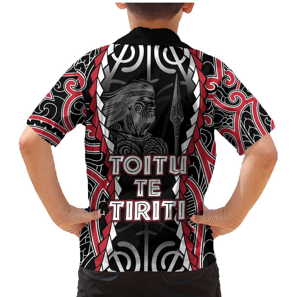 Aotearoa Waitangi Day Family Matching Mermaid Dress and Hawaiian Shirt Maori Warrior Tribal Tattoo LT05 - Polynesian Pride