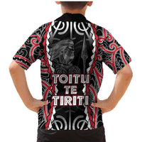 Aotearoa Waitangi Day Family Matching Mermaid Dress and Hawaiian Shirt Maori Warrior Tribal Tattoo LT05 - Polynesian Pride