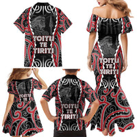 Aotearoa Waitangi Day Family Matching Mermaid Dress and Hawaiian Shirt Maori Warrior Tribal Tattoo LT05 - Polynesian Pride