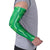 Hawaii Maile Lei Arm Sleeves With Green Monstera Pattern - Polynesian Pride