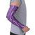 Hawaii Maile Lei Arm Sleeves With Violet Monstera Pattern - Polynesian Pride