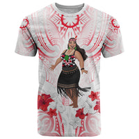 New Zealand Women's Day T Shirt Maori Wahine Polynesian Pattern LT05 White - Polynesian Pride