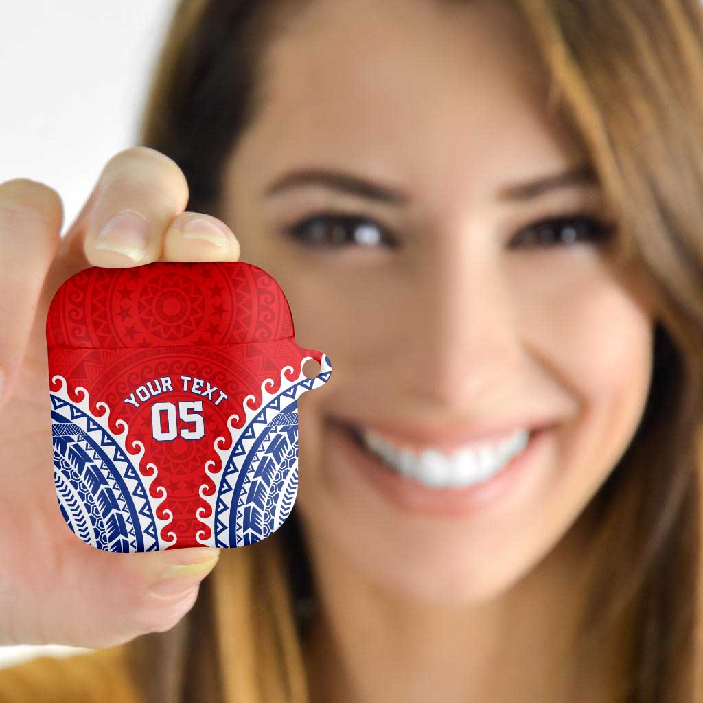 Custom Tuamotu Archipelago AirPods Case Polynesian Tribal Tattoo