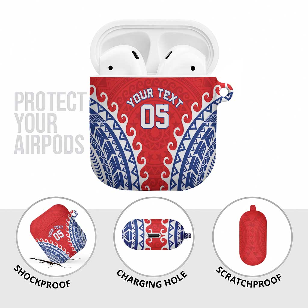 Custom Tuamotu Archipelago AirPods Case Polynesian Tribal Tattoo