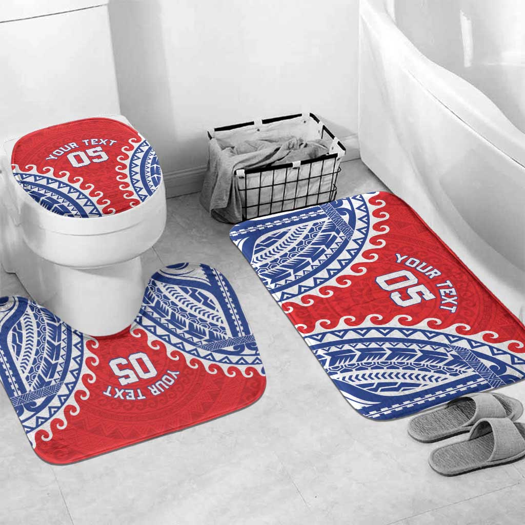Custom Tuamotu Archipelago Bathroom Set Polynesian Tribal Tattoo