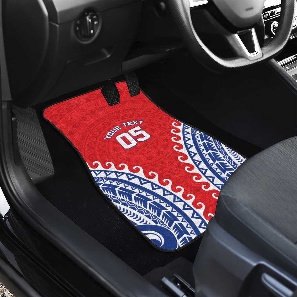 Custom Tuamotu Archipelago Car Mats Polynesian Tribal Tattoo