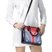 Custom Tuamotu Archipelago Shoulder Handbag Polynesian Tribal Tattoo