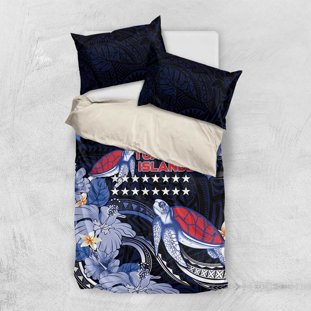 Tuamotu Islands Bedding Set Polynesian Pattern With Turtle