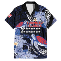 Tuamotu Islands Family Matching Long Sleeve Bodycon Dress and Hawaiian Shirt Polynesian Pattern With Turtle