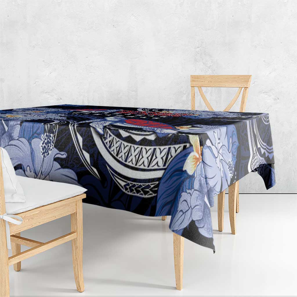 Tuamotu Islands Tablecloth Polynesian Pattern With Turtle