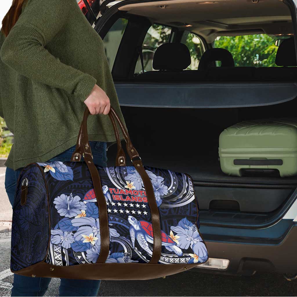 Tuamotu Islands Travel Bag Polynesian Pattern With Turtle