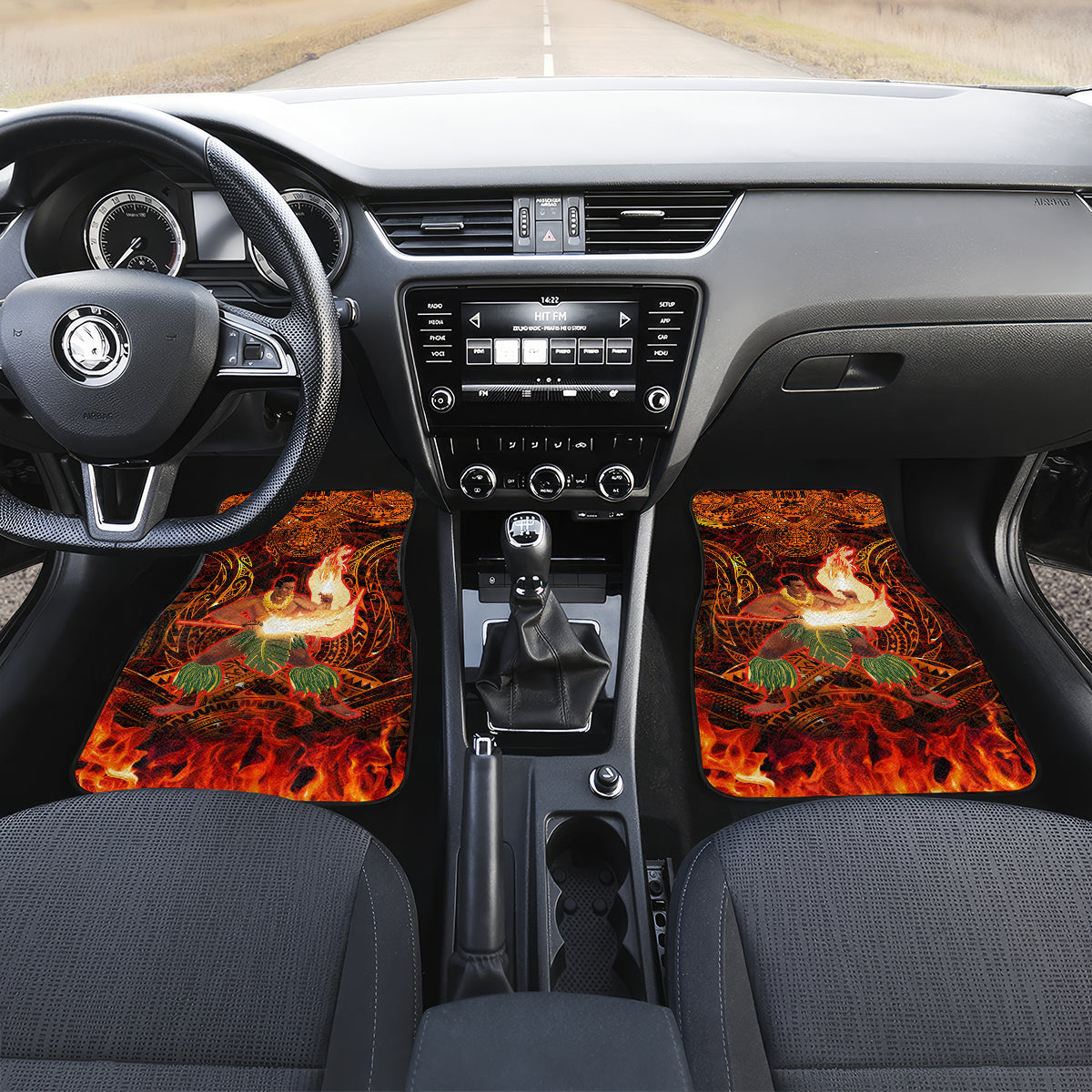 Samoa Siva Afi Festival Car Mats Fire Knife Dancing