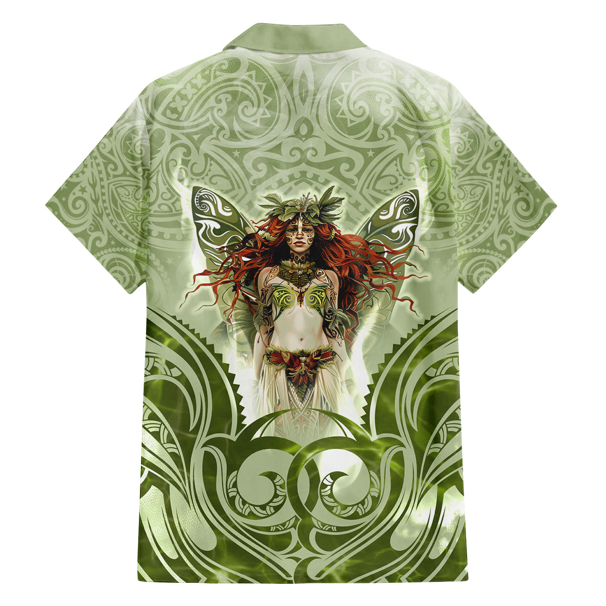 New Zealand Maori Fairy Patupaiarehe Family Matching Long Sleeve Bodycon Dress and Hawaiian Shirt Polynesian Style LT05 - Polynesian Pride