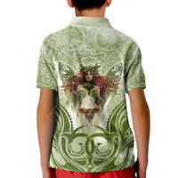 New Zealand Maori Fairy Patupaiarehe Kid Polo Shirt Polynesian Style LT05 - Polynesian Pride