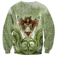 New Zealand Maori Fairy Patupaiarehe Sweatshirt Polynesian Style LT05 - Polynesian Pride
