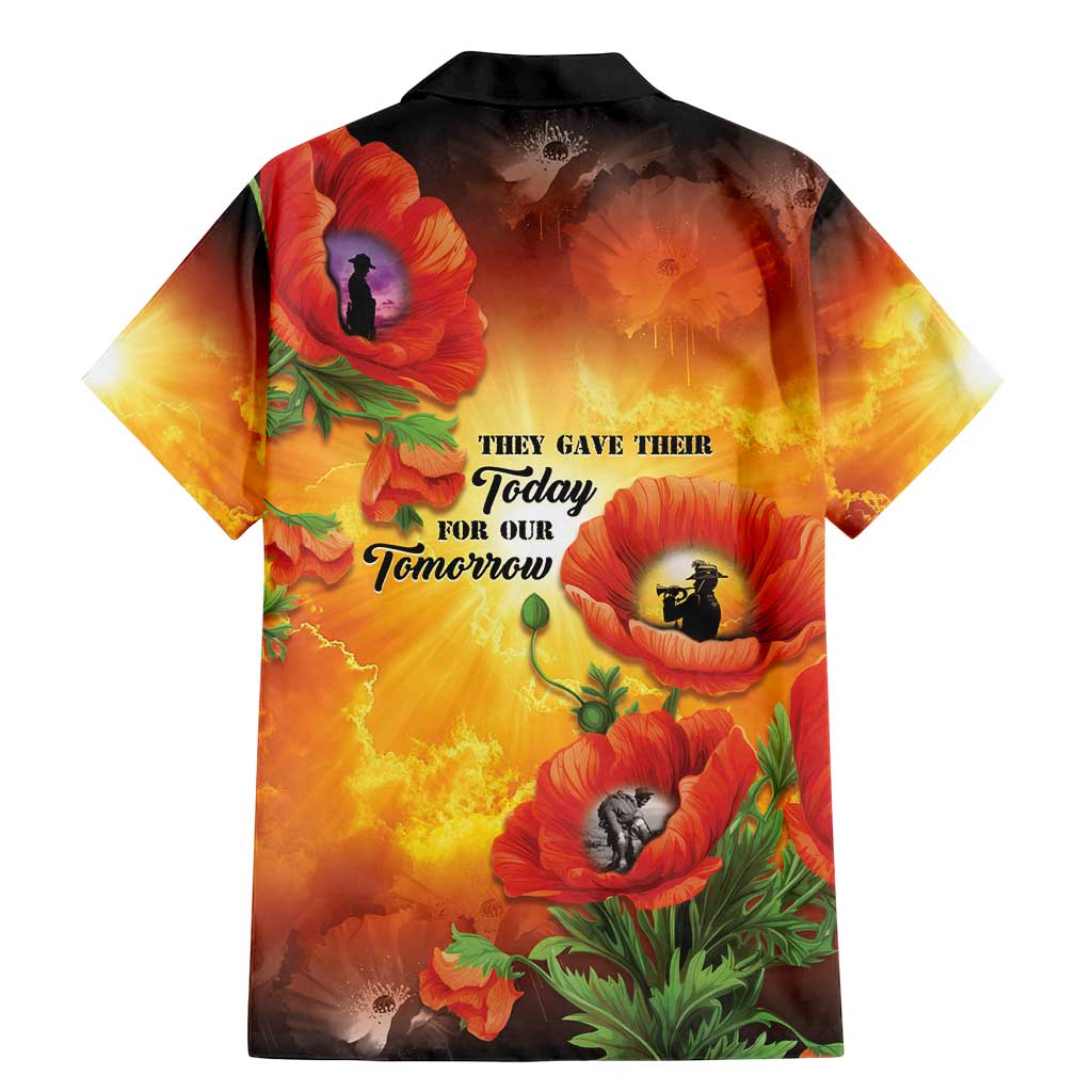 ANZAC Day Red Poppy Family Matching Mermaid Dress and Hawaiian Shirt Honoring The ANZAC Spirit LT05 - Polynesian Pride