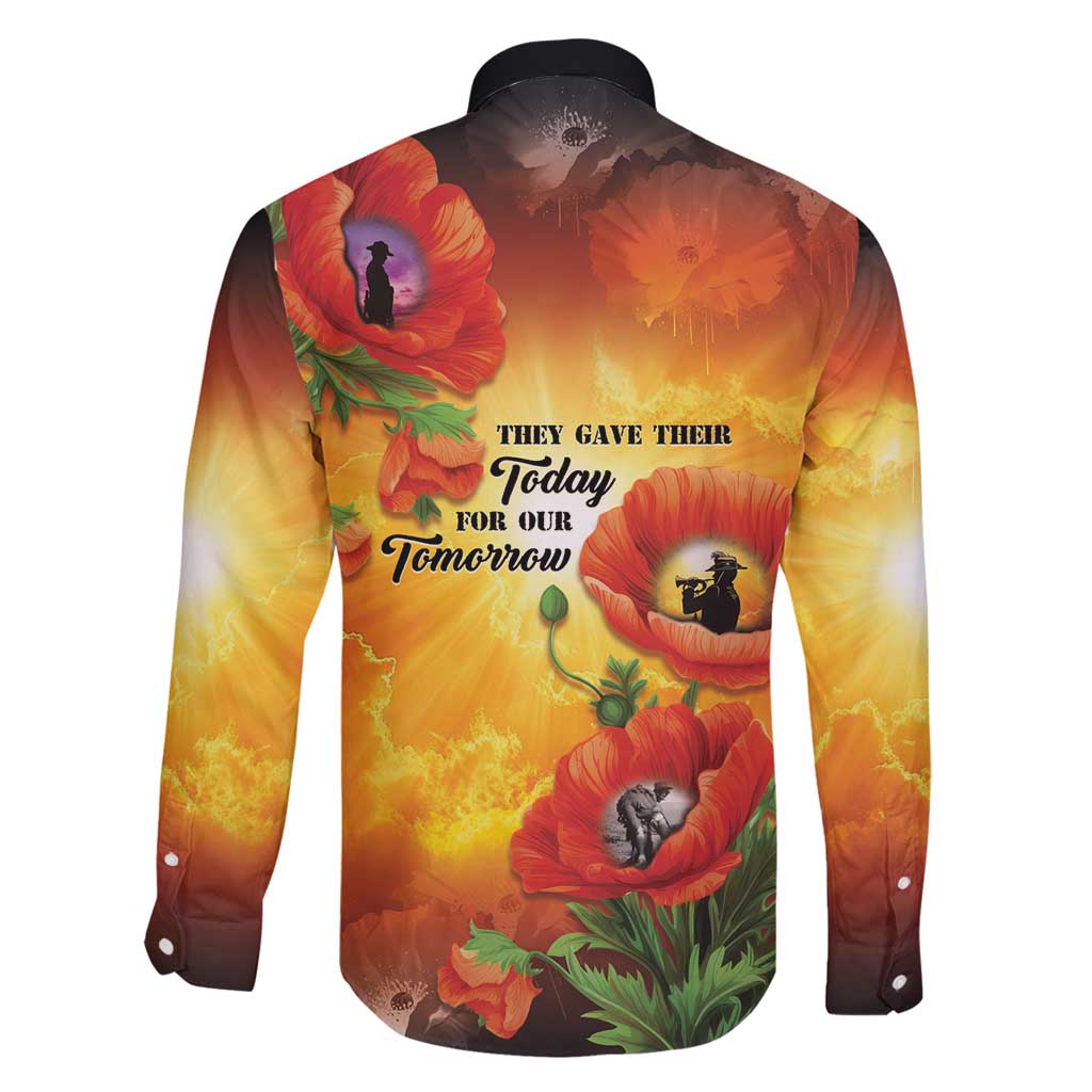 ANZAC Day Red Poppy Family Matching Mermaid Dress and Hawaiian Shirt Honoring The ANZAC Spirit LT05 - Polynesian Pride