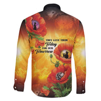 ANZAC Day Red Poppy Family Matching Mermaid Dress and Hawaiian Shirt Honoring The ANZAC Spirit LT05 - Polynesian Pride