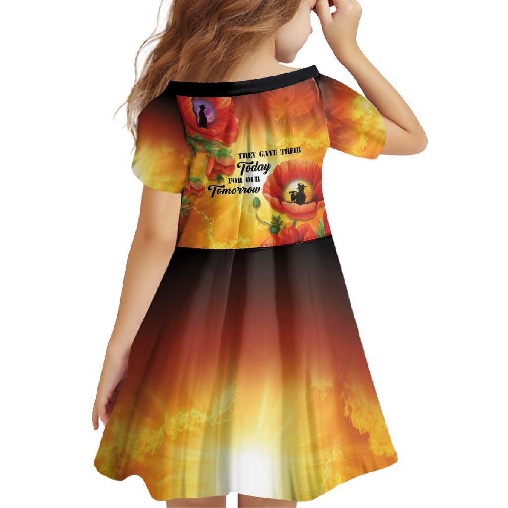 ANZAC Day Red Poppy Family Matching Summer Maxi Dress and Hawaiian Shirt Honoring The ANZAC Spirit LT05 - Polynesian Pride