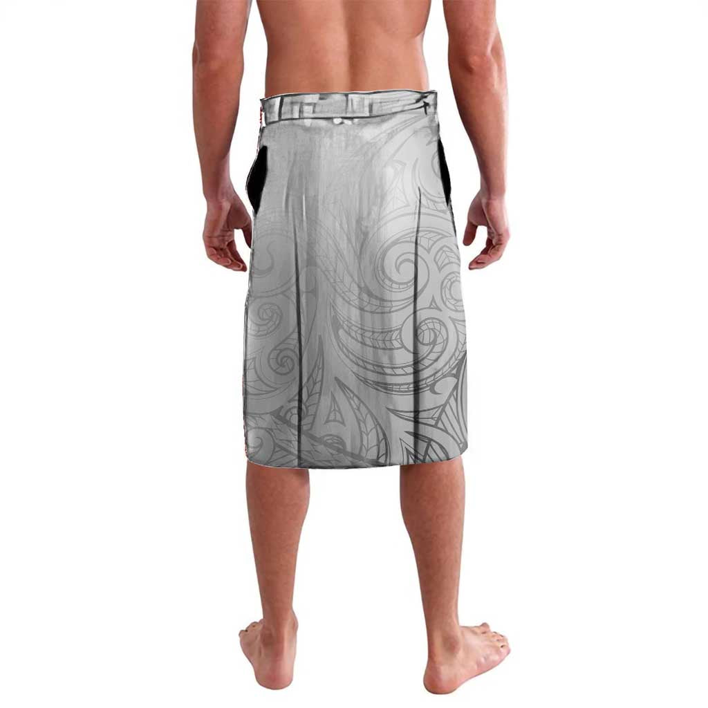 Aotearoa Maori Wahine Lavalava Fantail Bird Black Gold Marble