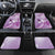 Aotearoa Maori Wahine Car Mats Fantail Bird Purple Gold Marble