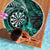 New Zealand Darts Beach Blanket Maori Koru Dartboard Turquoise Flame