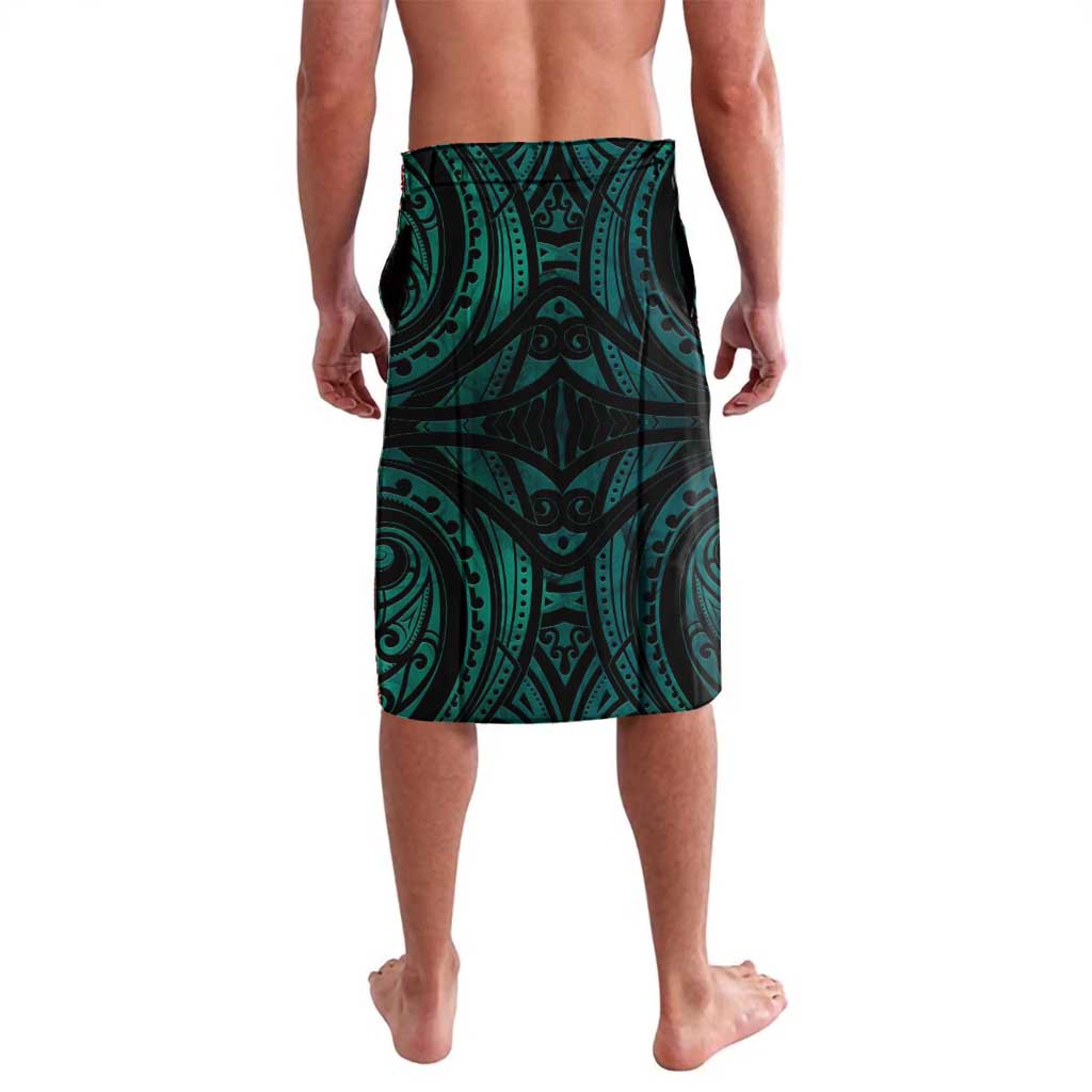 Personalised New Zealand Darts Lavalava Maori Koru Dartboard Turquoise Flame