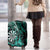 New Zealand Darts Luggage Cover Maori Koru Dartboard Turquoise Flame