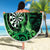 New Zealand Darts Beach Blanket Maori Koru Dartboard Green Flame