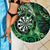New Zealand Darts Beach Blanket Maori Koru Dartboard Green Flame