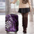 New Zealand Darts Luggage Cover Maori Koru Dartboard Purple Flame