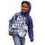 Guam Chief Quipuha Kid Hoodie Polynesian Pattern With Guasali Flowers