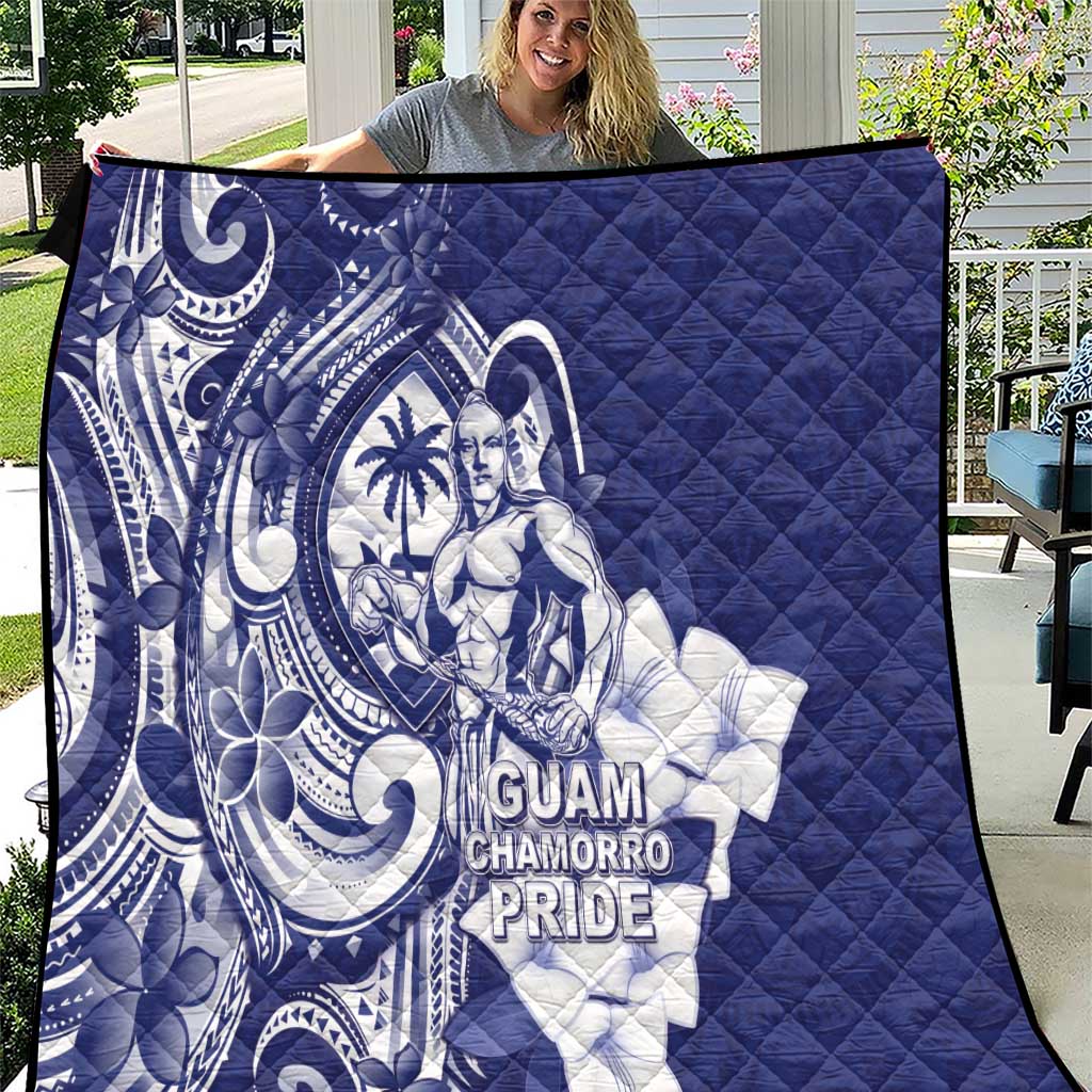 Guam Chief Quipuha Quilt Polynesian Pattern With Guasali Flowers