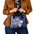 Guam Chief Quipuha Shoulder Handbag Polynesian Pattern With Guasali Flowers