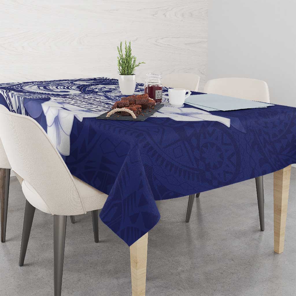 Guam Chief Quipuha Tablecloth Polynesian Pattern With Guasali Flowers