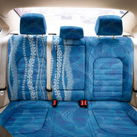 Hawaii Prince Kuhio Back Car Seat Cover Blue Hawaiian Lau Maia With Leis