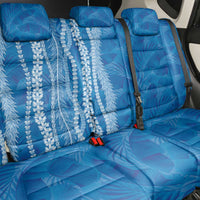 Hawaii Prince Kuhio Back Car Seat Cover Blue Hawaiian Lau Maia With Leis